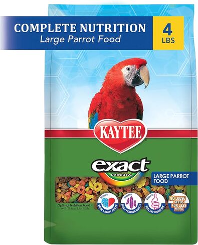 Kaytee Exact Rainbow Large Pet Parrot Food, 20 Pound in Saudi Arabia