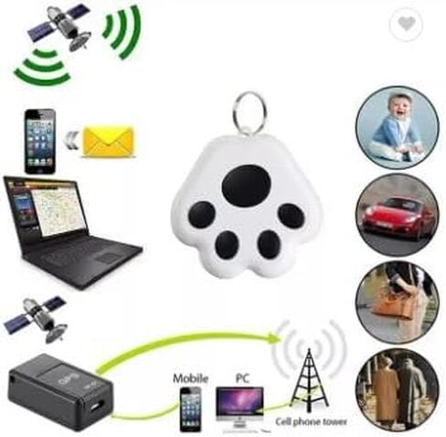 جهاز BAIRLUX Dog Claw Bluetooth لمنع فقدان الهواتف المحمولة والمحافظ والمفاتيح وحقائب الظهر والأجهزة للبحث ثنائي الاتجاه، جهاز تعقب ذكي مخفي لمكافحة الفقدان ومحدد موقع الكلاب والقطط in Saudi Arabia