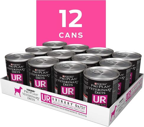 Purina Pro Plan Veterinary Diets UR Urinary Ox/St Canine Formula Wet Dog Food - (12) 13.3 oz. Cans in Kuwait