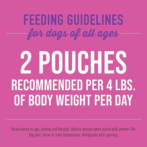 Tiki Dog Petites Wet Dog Food Variety Pack, 3 oz Pouch, 12 Count in Kuwait