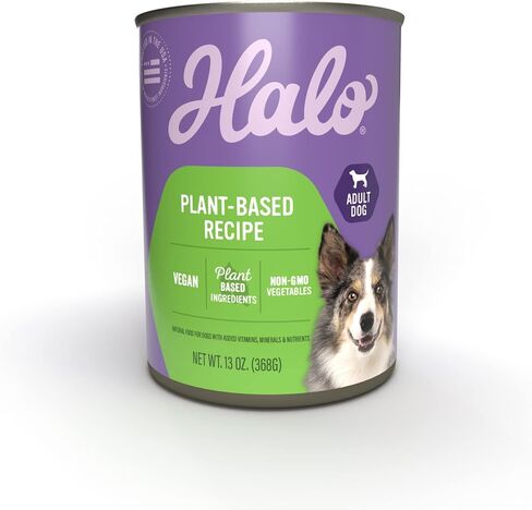 طعام الكلاب الرطبة من Halo Garden of Vegan، نباتي، 13 أونصة (عبوة من 12 قطعة) in Saudi Arabia