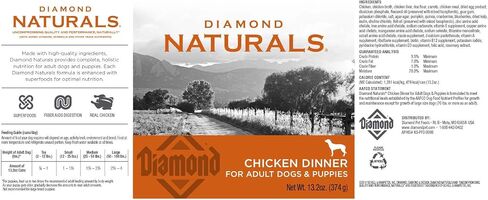 Diamond Naturals Beef Dinner Can Dog 12/13.2oz in Saudi Arabia