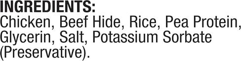 دمبل Good'n'Fun Good 'n' Fun بنكهة الدجاج 4 أونصة، وجبات خفيفة من الجلد الخام للكلاب الصغيرة in Kuwait