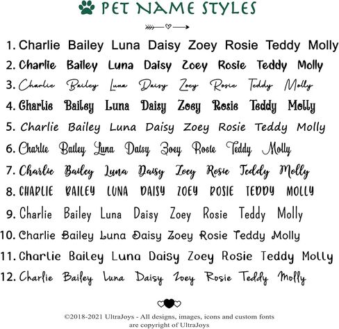 Ultra Joys Personalized Dog Tags - Engraved Pet ID Tag, Large Black Bone in Saudi Arabia