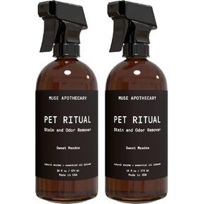 منظف ​​السجاد الإنزيمي المزيل للبقع والروائح الكريهة من Muse Apothecary - مزيل بقع الكلاب ومعادل الرائحة، غني بالزيوت العطرية، مزيل بقع الحيوانات الأليفة للسجاد - منظف سجاد وصمة عار الحيوانات الأليفة 16oz in Kuwait