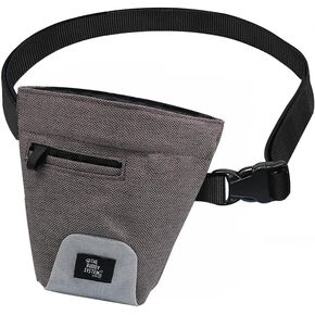 The Buddy System Buddy Bag - Waist Belt Bag with Magnetic Closure for Pet Training, Running and Walking - Container Pouch for Dog Walking