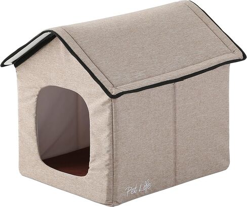 Pet Life 'Hush Puppy' Electric Heating and Cooling Smart Cat and Dog House - Heated Dog Pad or Pet Mat with a Built-in Powered Cooling Fan - Features Smart Touch Control, Folds for Easy Travel in Kuwait