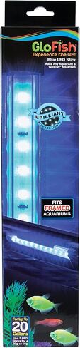 غلو فيش مصباح LED ازرق لحوض السمك 12 انش، يناسب أحواض السمك ذات الإطار حتى 20 جالون in Kuwait