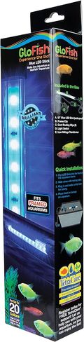 غلو فيش مصباح LED ازرق لحوض السمك 12 انش، يناسب أحواض السمك ذات الإطار حتى 20 جالون in Kuwait