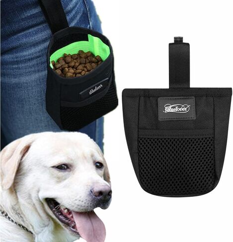 Mini Dog Treat Training Pouch Pet Kibble Treat Snack Bag Portable Puppy Bait Reward Pouch Pet Training Waist Bag Dog Treat Carrier Holder Food Storage Container Pocket for Walking Training Reward in Kuwait
