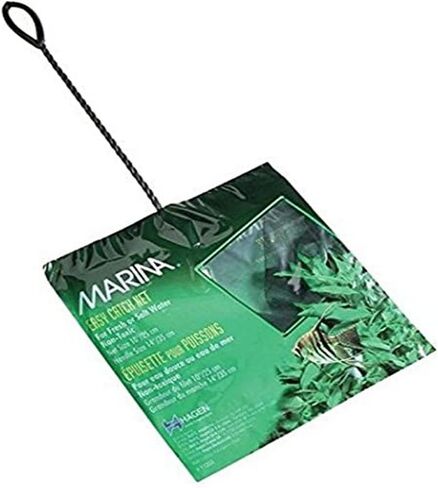 Marina 10-Inch Black Coarse Nylon Fish Net, 14-Inch Handle in Saudi Arabia