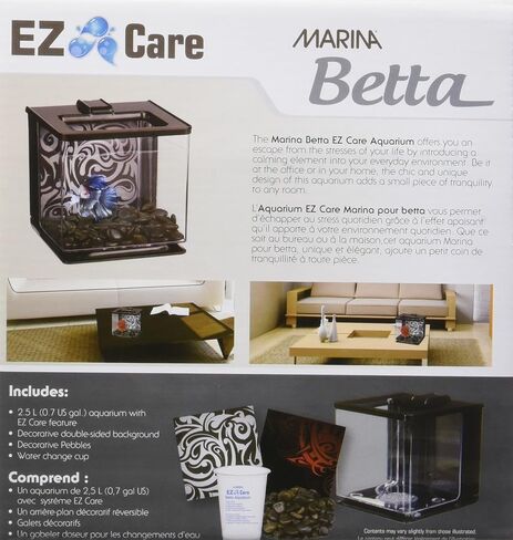 Marina EZ Care Betta Kit, Black in Saudi Arabia