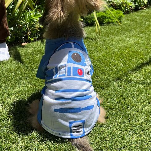 STAR WARS Dog Shirts - Officially Licensed Collectible STAR WARS Dog Shirt Lightweight and Breathable Dog Clothes- R2D2 Dog T Shirt, Medium in Saudi Arabia