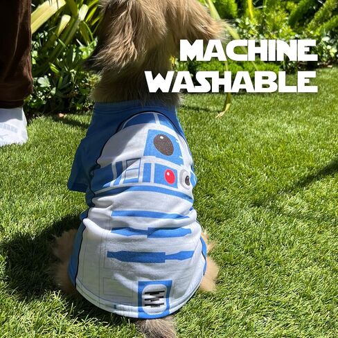 STAR WARS Dog Shirts - Officially Licensed Collectible STAR WARS Dog Shirt Lightweight and Breathable Dog Clothes- R2D2 Dog T Shirt, Medium in Saudi Arabia