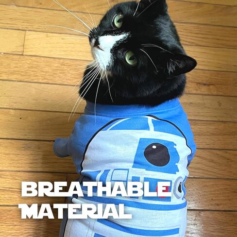 STAR WARS Dog Shirts - Officially Licensed Collectible STAR WARS Dog Shirt Lightweight and Breathable Dog Clothes- R2D2 Dog T Shirt, Medium in Saudi Arabia