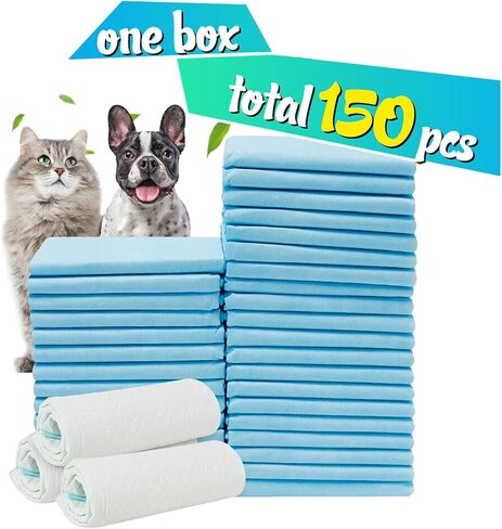 150 Count Pet Potty Training Pads 23" x 36" Dogs Puppy Pads, Pee Pads, Quick Absorb Training Pad, Doggie Pads, Disposable Puppy Pee Pads in Saudi Arabia
