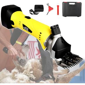 500W Cordless Sheep Shears Pro,Electric Sheep Shearing Clippers with Two Batteries,Rechargeable, Wireless,for Shaving Fur Wool in Sheep, Goats, Cattle, Farm Livestock Pet in Kuwait