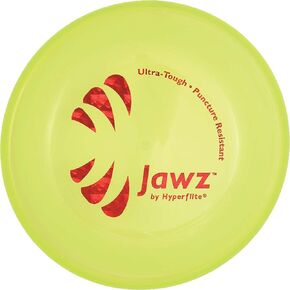Hyperflite Jawz Dog Flying Disc - World's Toughest Training Dog Toy. Best Competition Flying Disc Toy for Pets, Puncture Resistant - 8.75 Inch