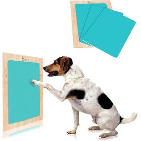 Scratch Pad for Dogs with Foam Layer Nail Filing Board for Dogs - Ergonomic Dog Nail Board Scratch Pad for Safe & Gentle Pet Grooming, 2 Extra Sandpapers – Dog File Board for Dogs