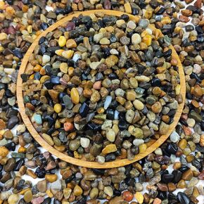 20lbs Fish Tank Gravel, 1/16 inch Natural Aquarium Gravel. Decorative Pea Gravel River Rocks for Air Plants, Vase Fillers, Landscaping and Succulent Soil Cover