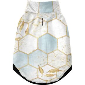 Oyihfvs خراف البحر والطحالب غير الملحومة مع الأعشاب البحرية على معاطف الكلاب الشتوية الفيروزية، معطف الكلب للطقس البارد، سترات الحيوانات الأليفة من الصوف الدافئ للغاية، معطف مريح ناعم للقطط الصغيرة والمتوسطة الكبيرة والكلاب والحيوانات الأليفة XXS in Kuwait