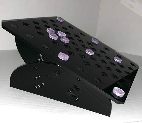 Black Acrylic Adjustable Frag Rack and Skimmer Stand in Saudi Arabia