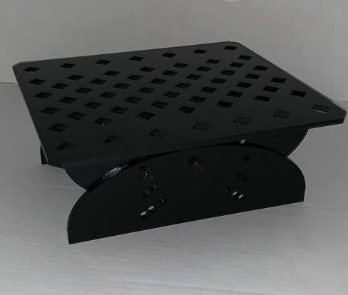 Black Acrylic Adjustable Frag Rack and Skimmer Stand in Saudi Arabia
