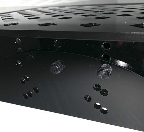 Black Acrylic Adjustable Frag Rack and Skimmer Stand in Saudi Arabia
