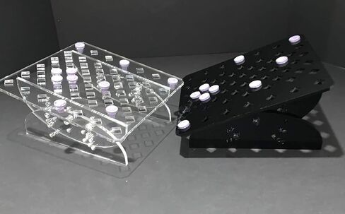 Black Acrylic Adjustable Frag Rack and Skimmer Stand in Saudi Arabia