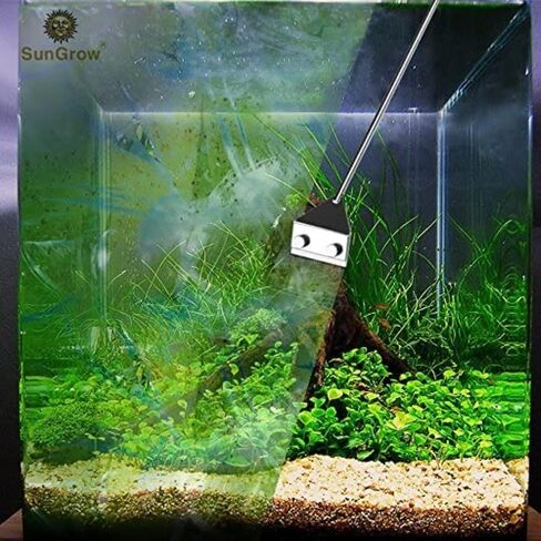 عبوات شفرات SunGrow لمكشطة حوض السمك، من الفولاذ المقاوم للصدأ، شفرة حادة، مناسبة لأحواض السمك الزجاجية، 10 شفرات في كل عبوة in Kuwait