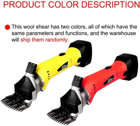 500W Cordless Sheep Shears Pro,Electric Sheep Shearing Clippers with Two Batteries,Rechargeable, Wireless,for Shaving Fur Wool in Sheep, Goats, Cattle, Farm Livestock Pet in Saudi Arabia