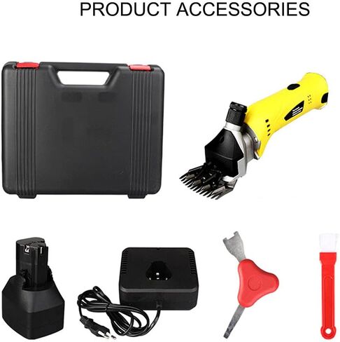 500W Cordless Sheep Shears Pro,Electric Sheep Shearing Clippers with Two Batteries,Rechargeable, Wireless,for Shaving Fur Wool in Sheep, Goats, Cattle, Farm Livestock Pet in Saudi Arabia
