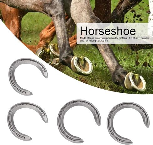 Yinuoday 4pcs Aluminium Alloy Horseshoe Horse Riding Tool Accessories0 horseshoe horse shoes aluminium alloy horseshoe horse shoes durable horseshoe accessories horseshoe horseshoe horseshoe accessori in Saudi Arabia