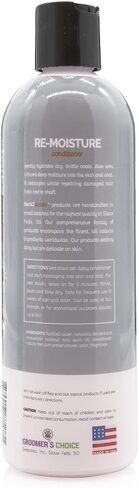 Bark2Basics Re-Moisture Dog Conditioner, 16 oz - Aloe Vera Infused, Adds Moisture, Hydrates Dry Itchy Skin, Sensitive Skin or Allergies, Professional, Aids in DeShedding in Saudi Arabia