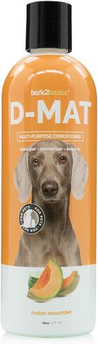 Bark2Basics d-Mat Dog Conditioner, 16 oz - Natural, Multi-Purpose, Eliminates Static, No Additives, Dematting, Aids in DeShedding in Saudi Arabia