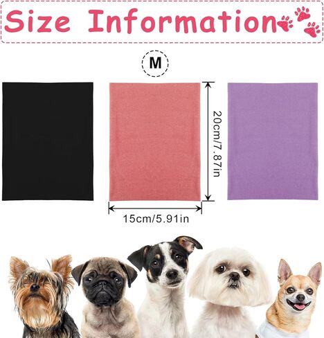 Sadnyy 3 Pcs Dog Ear Muffs Noise Protection Covers Hearing Wrap Earmuff Winter Scarf in Kuwait