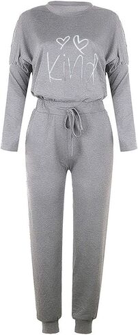 UQGHQO jogging suits for women - Hoodie 2 Piece Jogging Suits with Pockets Two Piece Workout Outfits for Women in Saudi Arabia