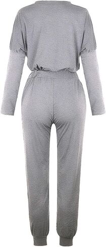 UQGHQO jogging suits for women - Hoodie 2 Piece Jogging Suits with Pockets Two Piece Workout Outfits for Women in Saudi Arabia