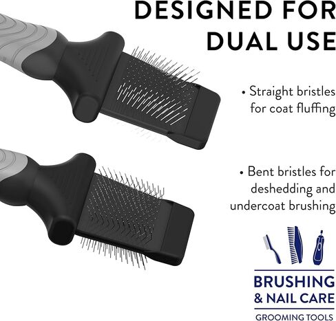 WAHL Professional Animal Slicker Pet Brush for Dogs and Cats - Double-Sided Flex (858478) in Saudi Arabia