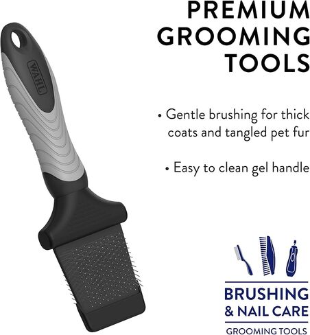 WAHL Professional Animal Slicker Pet Brush for Dogs and Cats - Double-Sided Flex (858478) in Saudi Arabia