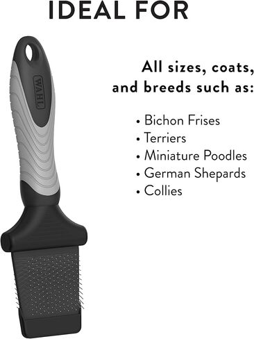 WAHL Professional Animal Slicker Pet Brush for Dogs and Cats - Double-Sided Flex (858478) in Saudi Arabia