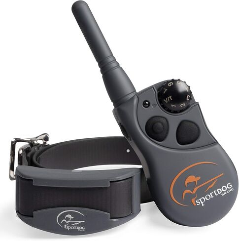 طوق الصدمات الكهربائي لتدريب الكلاب من سبورت دوج SD-425X مع جهاز تحكم عن بعد للكلاب الصغيرة والمتوسطة والكبيرة - نطاق 500 ياردة، اهتزاز، نغمة، ما يصل إلى 21 مستوى تحفيز، مقاوم للماء، طوق إلكتروني قابل لإعادة الشحن in Kuwait