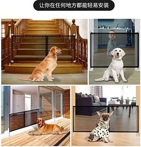 سياج للحيوانات الأليفة، سياج عزل، نافذة شفافة، شرفة، سياج حماية السلامة، شبكة عزل، سياج محمول قابل للطي للكلاب (M) in Kuwait