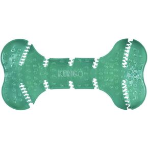 KONG Squeezz Dental Stick - Dog Toy for Aggressive Chewers - Dog Chew Stick with Unique & Flexible Texture - Dental Dog Toy to Aid Teeth & Gum Cleaning - Dog Dental Chew Toy - Medium/Large Dogs in Saudi Arabia
