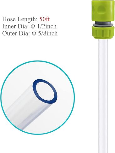 Laifoo 25ft Aquarium Vacuum Gravel Cleaner Fish Tank Cleaner Siphon Water Changer in Saudi Arabia