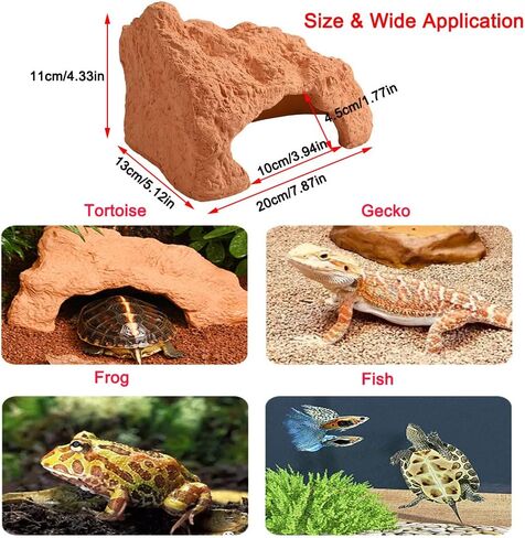 فلوشباي، موائل الزواحف والبرمائيات، مخابئ الكهف، الطين الطبيعي، الزواحف الكبيرة، ديكورات تررم للتنين الملتحي، السحالي، أبو بريص، الفهد، الحرباء، الضفادع، السلاحف، الثعابين in Kuwait