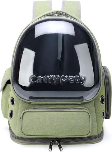 Cawypety Expandable Cat Backpack Large Space Cat Bubble Backpack Carrier in Kuwait