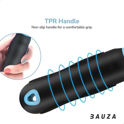 Pet Detangling Comb with Long and Short Stainless Steel Teeth to Remove Matt Hair, Knots and Tangles, Detangling Tool Accessories to Make Your Dogs and Cats Grooming Safely and Gentle in Kuwait