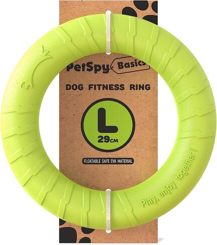 PetSpy Dog Ring Toy – Flying Ring for Outdoor Play, Floating Training & Fetch Toy for Throwing, Catching & Chewers – Durable EVA Flying Disc for Small, Medium & Large Dogs in Kuwait