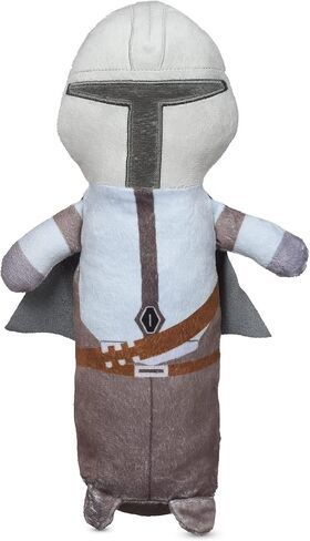 Star Wars for Pets The Mandalorian 3 Piece Gift Set for Dogs, Includes 9" Mandalorian Plush, 9" GROGU Plush, and Oxford Bone Shape Toy with GROGU Print | Squeaky Dog Toys in Saudi Arabia